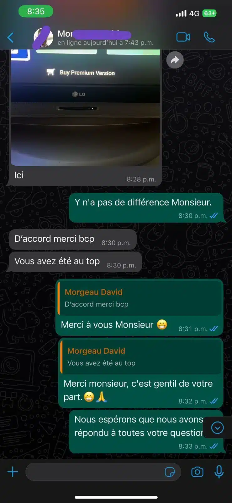 Avis client IPTV PRO FR - Screenshot 2